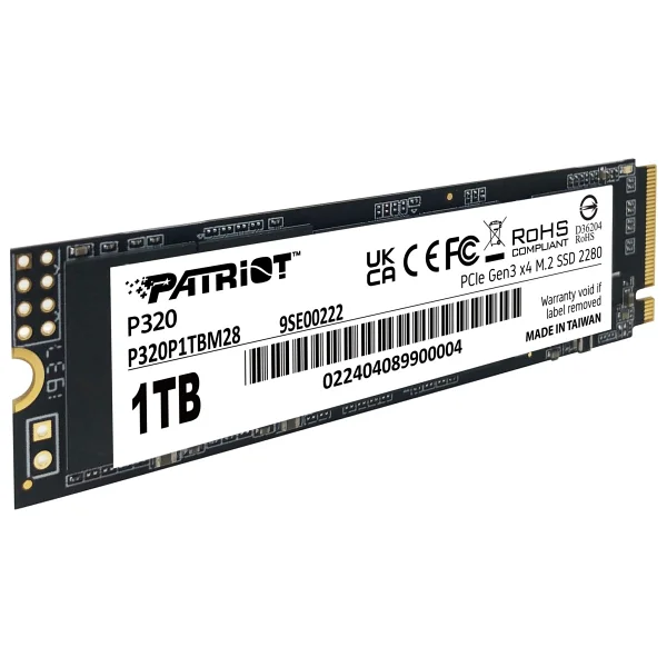 Patriot P320 P320p1tbm28 Pcı-Express 3.0 1 TB M.2 SSD - Görsel 4