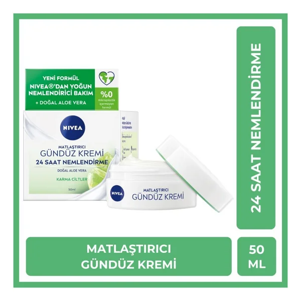 Nivea Essentials 24 Saat Nem Matlaştırıcı 50 Ml Gündüz Kremi - Görsel 2