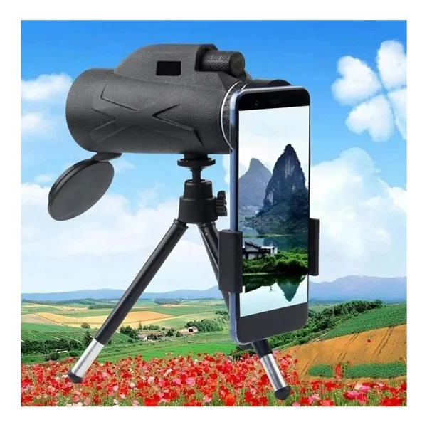 Yenilzd Yenlzd Telefon Kamera 80x Dürbün Zoom Tek Göz Monoküler HD El Dürbünü Teleskop - 18s-Siyah - Görsel 6