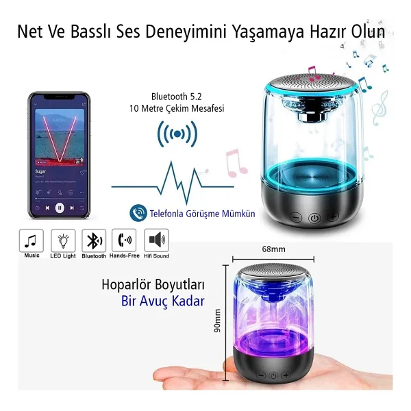 Magicvoice Mv-24696 Bluetooth Hoparlör - Görsel 2