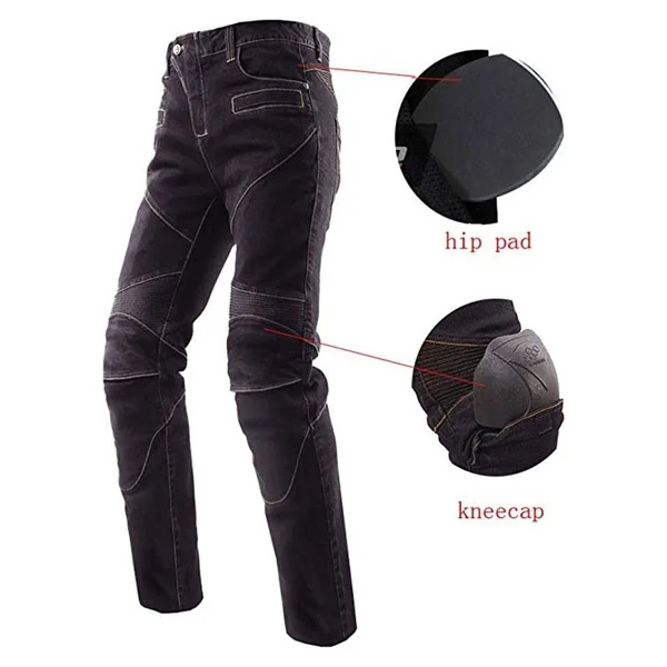 Prosev P-050 Kevlar Korumalı Siyah 4 Mevsim Motosiklet Pantolonu - Görsel 4