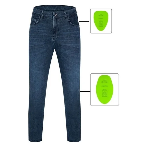 Tech 90 Vecton Ad Pro Blue Kevlar Cordura Motosiklet Pantolonu - Görsel 9