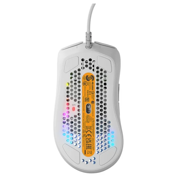 Glorious Model D 2 Glo-Ms-Dv2-Mw Beyaz RGB Optik Kablolu Oyuncu Mouse - Görsel 6