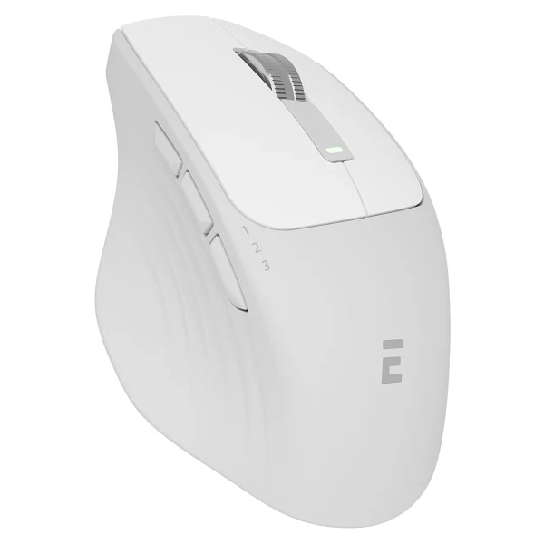 Everest Sm-Bt21 Beyaz Ergonomik Optik Kablosuz Mouse - Görsel 3