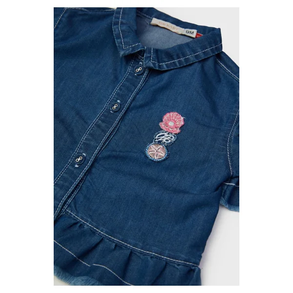 GB Baby Bg Store Kız Bebek Denim Eşofman Üstü - 1 Yaş - Görsel 3