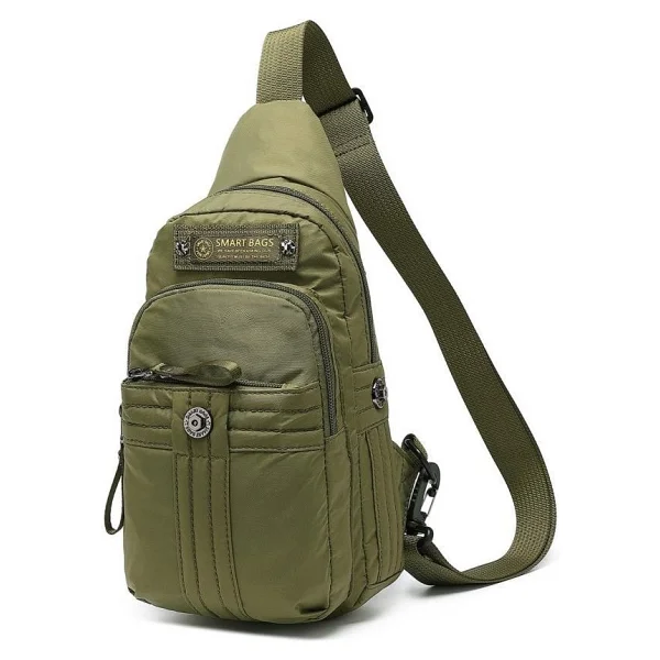 Smart Bags Bodybag Uniseks Omuz Askılı Çapraz Postacı Çanta 8712 - Koyu Yeşil - Görsel 7