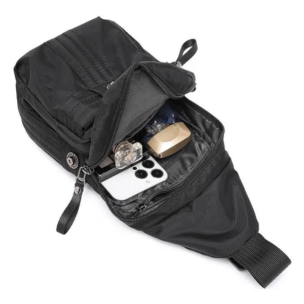 Smart Bags Bodybag Uniseks Omuz Askılı Çapraz Postacı Çanta 8712 - Haki - Görsel 5