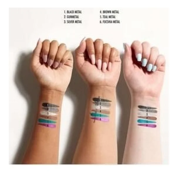 Nyx Epic Wear Metallic Liquid Eyeliner Teal Metal - Görsel 3