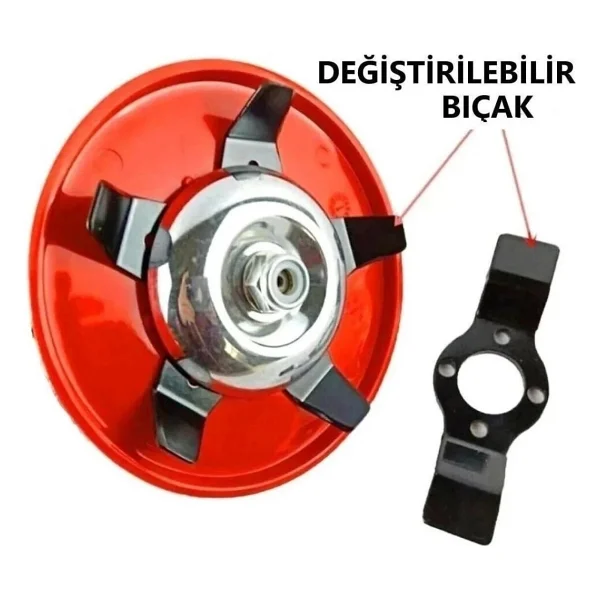 Rapco Motorlu Tırpan Fidan Arası Bahçe Çapalama Aparatı Toprak Karıştırıcı - Görsel 3