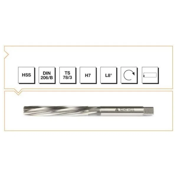 Makina Takım B00301010200 Hss Dın 206 L-Rn El Raybası 2 Mm H7 - Görsel 2