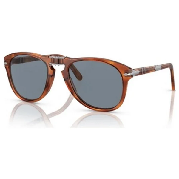 Persol Steve Mcqueen Po0714sm 096/56 Brown-Light Blue Erkek Güneş Gözlüğü - Görsel 2