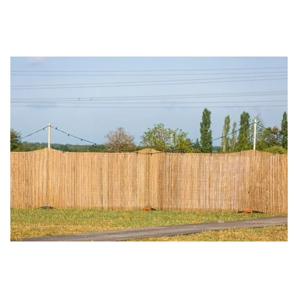 Bişkin Doğal Kamış Hasır Çit 90 Cm X 6 Metre Balkon Çiti Hasır Bambu Çit Bahçe Çiti Ve Gölgelik - 90x600 - Görsel 2