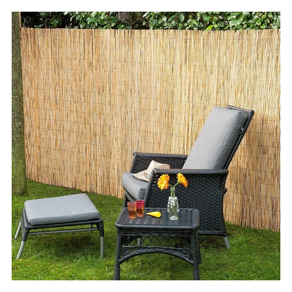 Bişkin Doğal Kamış Hasır Çit 90 Cm X 6 Metre Balkon Çiti Hasır Bambu Çit Bahçe Çiti Ve Gölgelik - 90x600 - Görsel 4