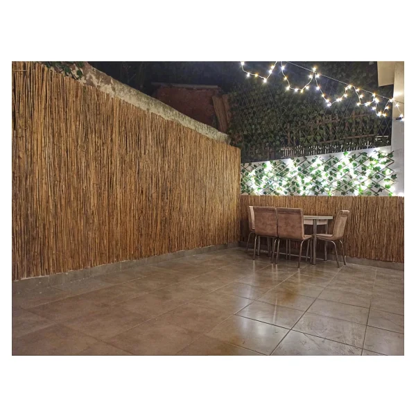 Bişkin Doğal Kamış Hasır Çit 90 Cm X 6 Metre Balkon Çiti Hasır Bambu Çit Bahçe Çiti Ve Gölgelik - 90x600 - Görsel 5