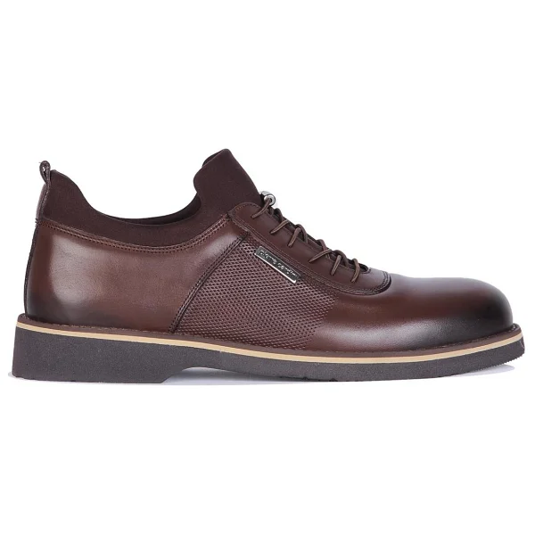Pierre Cardin Pierre Cardin 63603 Exclusıve Kahve Deri Erkek Casual Ayakkabı - 40 - Kahverengi - Görsel 5