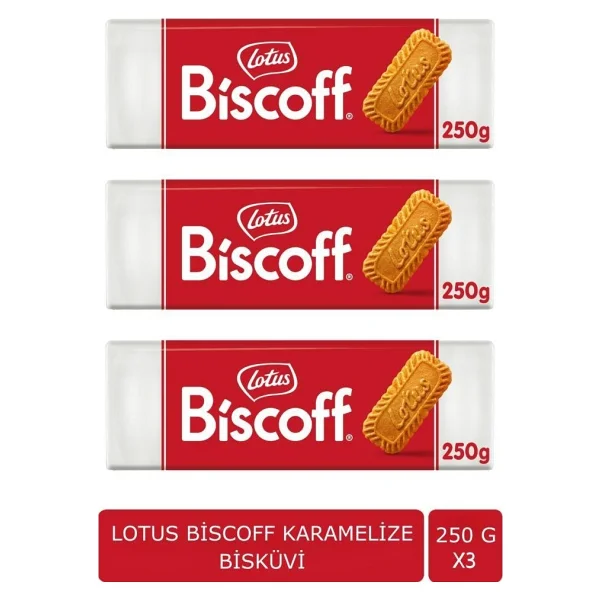 Lotus Biscoff Karamelize Bisküvi 2 Paket 250 Gr X 2 Kahve Ve Çay İle Mükemmel Uyum - 500 Gr - Görsel 9