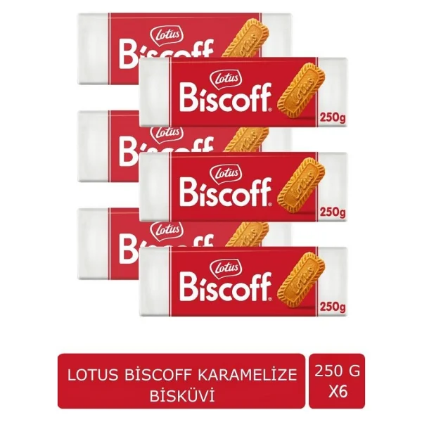 Lotus Biscoff Karamelize Bisküvi 2 Paket 250 Gr X 2 Kahve Ve Çay İle Mükemmel Uyum - 500 Gr - Görsel 7