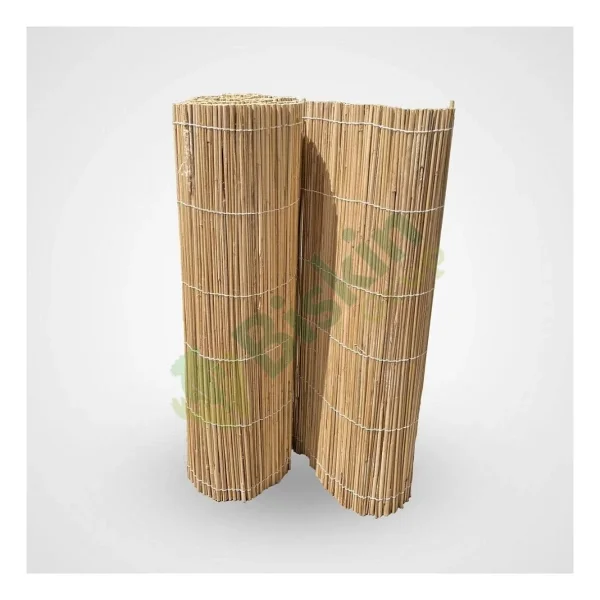 Bişkin 80 Cm X 4m Doğal Kamış Hasır Çit Eber Gölü'nden Bambu Kamış - 80x400 - Görsel 3