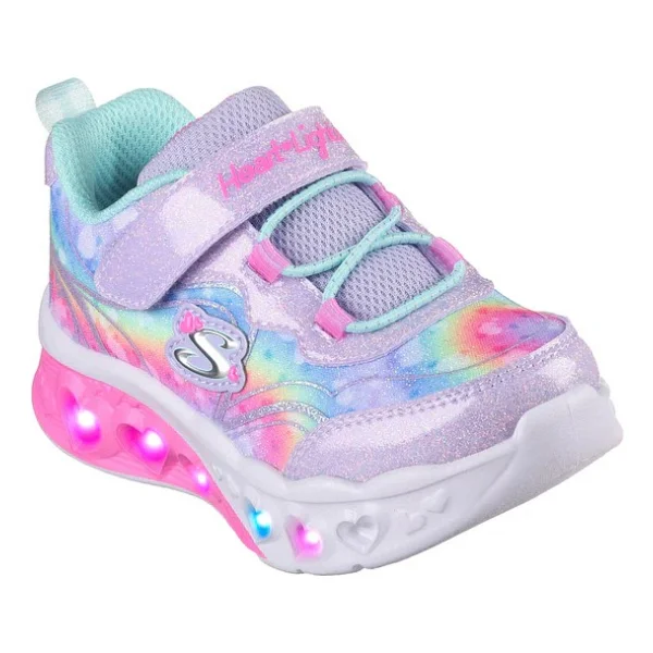 Skechers Flutter Heart Lights Groovy Swirl 303253n Işıklı Kız Bebek Spor Ayakkabı - Görsel 8