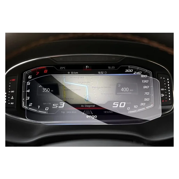 Engo Seat Ateca 10.25 Inç Ekran Koruyucu Dijital Gösterge Şeffaf - Görsel 6