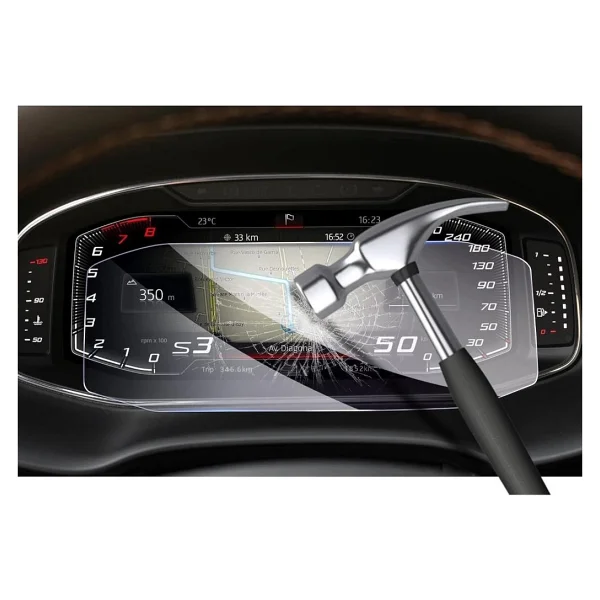 Engo Seat Ateca 10.25 Inç Ekran Koruyucu Dijital Gösterge Şeffaf - Görsel 2