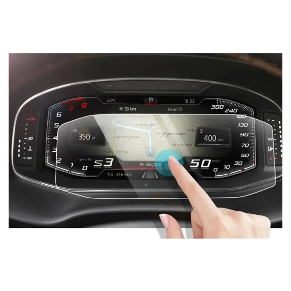 Engo Seat Ateca 10.25 Inç Ekran Koruyucu Dijital Gösterge Şeffaf - Görsel 4
