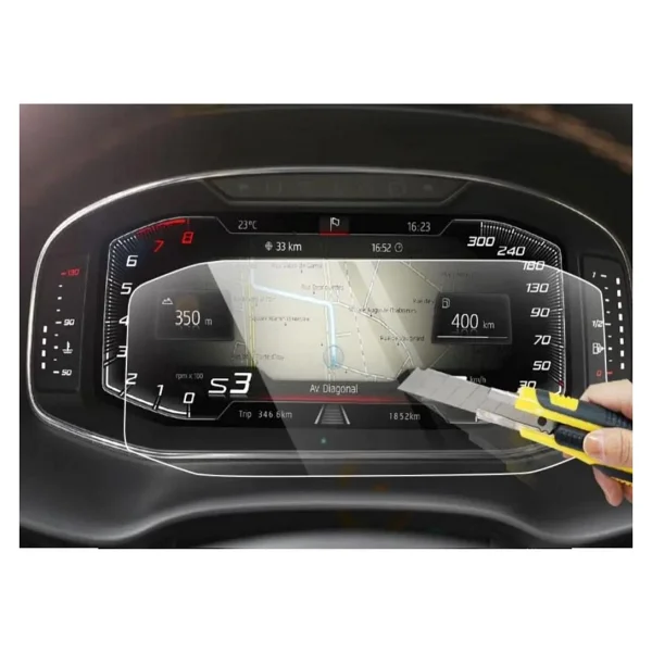 Engo Seat Ateca 10.25 Inç Ekran Koruyucu Dijital Gösterge Şeffaf - Görsel 5