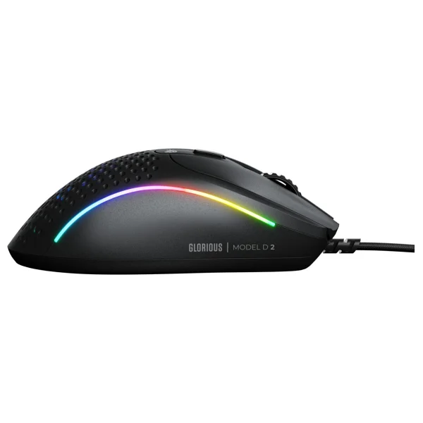 Glorious Model D 2 Glo-Ms-Dv2-MB Siyah RGB Optik Kablolu Oyuncu Mouse - Görsel 4