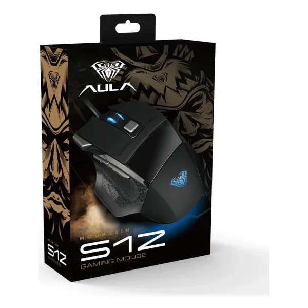 Aula S12 Makrolu Optik Kablolu Oyuncu Mouse - Görsel 4
