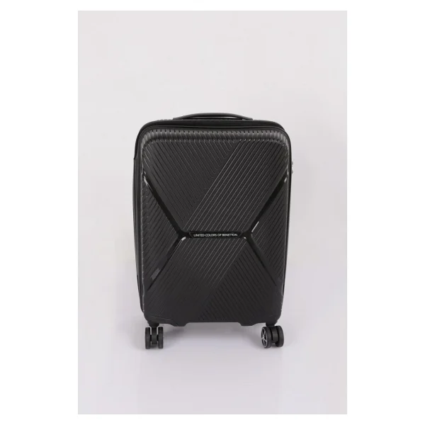 Benetton 14bnt3000-03 Polipropilen Siyah Kabin Boy Valiz - Görsel 9