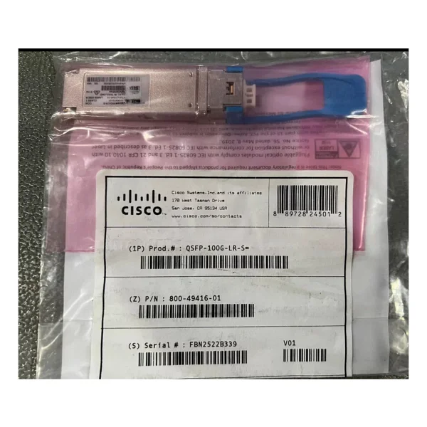 Cisco Qsfp 100g Lr4 - S 10km Transceiver Sfp - Görsel 2