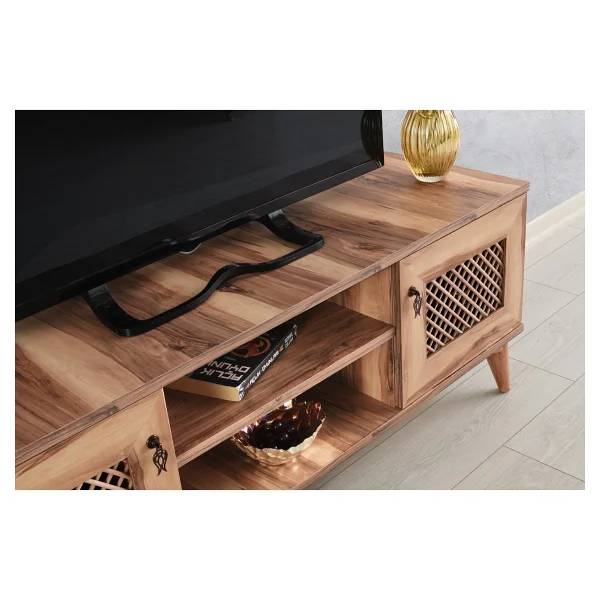 Venüs 130 Cm Hasırlı TV Sehpası - Görsel 4
