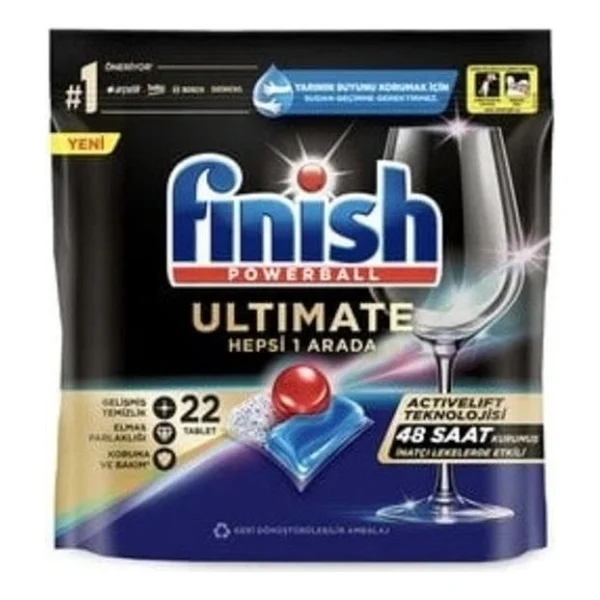 Finish Quantum Ultimate Bulaşık Makinesi Tableti 22'li - Görsel 2