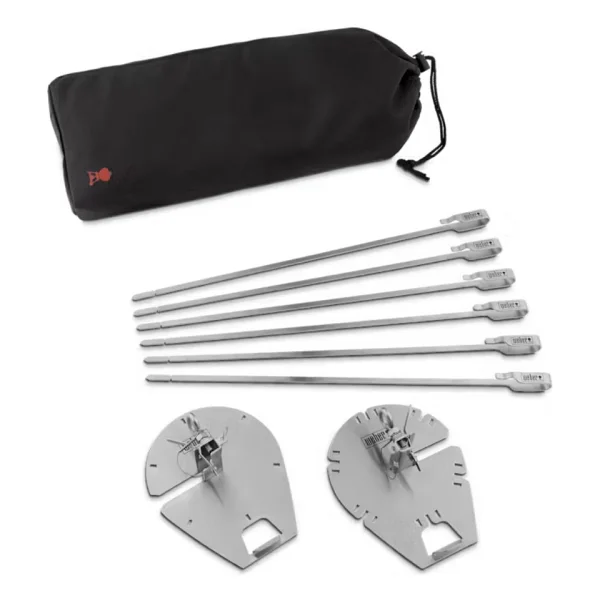 Weber Crafted Çevirme Aparatı Şiş Seti - Gri - 1 Adet - Görsel 2