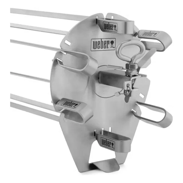 Weber Crafted Çevirme Aparatı Şiş Seti - Gri - 1 Adet - Görsel 3