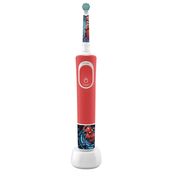 Oral-B D100 Spiderman Şarjlı Çocuk Diş Fırçası - Görsel 4