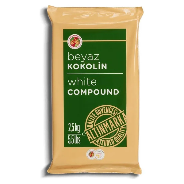 Altınmarka Alt450 Beyaz Konfiseri Kuvertür 2.5kg - Görsel 3