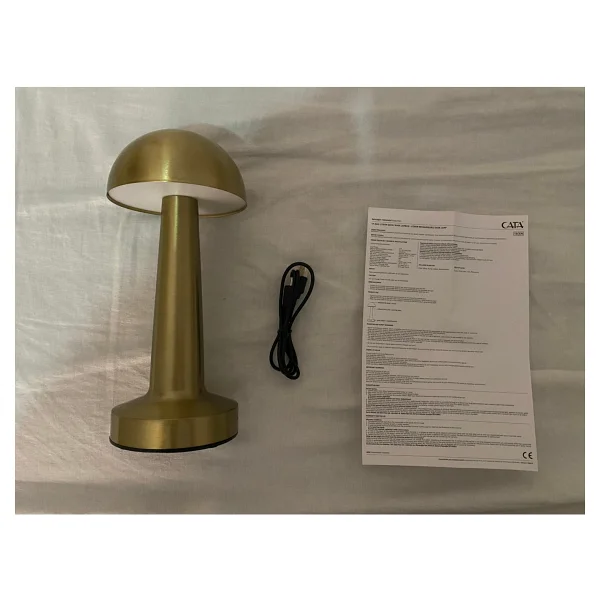 Cata Ct-8429 Lizbon Gold Dokunmatik Şarjlı Masa Lambası - Görsel 4