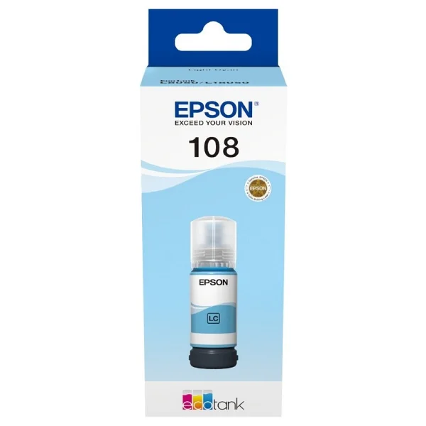Epson 108 T09c5 Açık Mavi Kartuş Mürekkebi - Görsel 2
