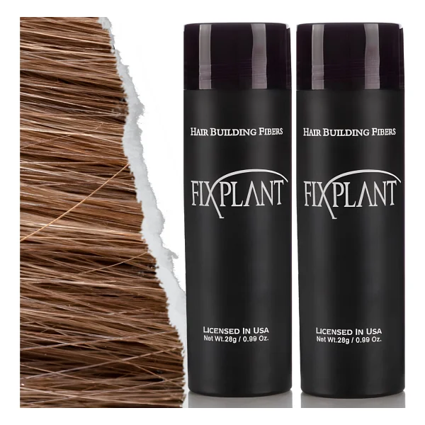 Fixplant Saç Dolgunlaştırıcı 2 Şişe Topik 56 Gr. Seyrek Saçlar Için Saç Tozu Saç Fiberi - Gri - Görsel 7