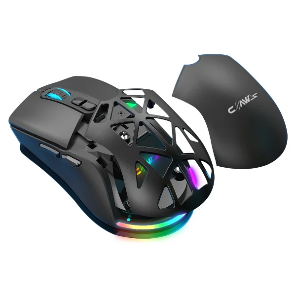 Claws Nexus Air V1 Siyah RGB Optik Kablolu/Kablosuz Oyuncu Mouse - Görsel 5