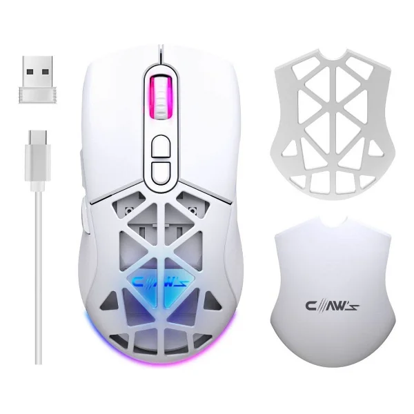 Claws Nexus Air V1 Siyah RGB Optik Kablolu/Kablosuz Oyuncu Mouse - Görsel 7