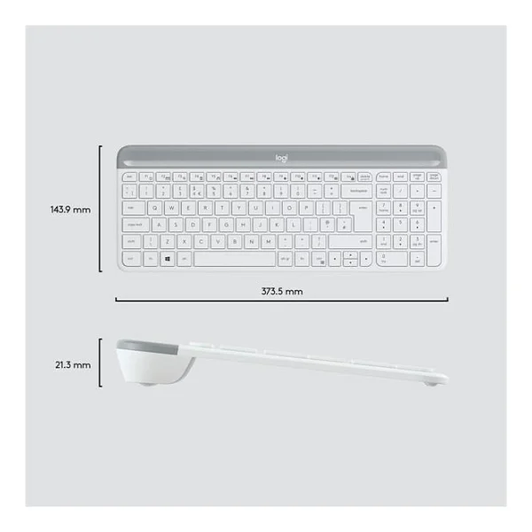 Logitech Mk470 Kablosuz Klavye Mouse Seti - Görsel 7