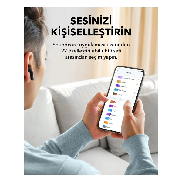 Anker Soundcore K20i TWS Siyah Kulak İçi Bluetooth Kulaklık - Görsel 6