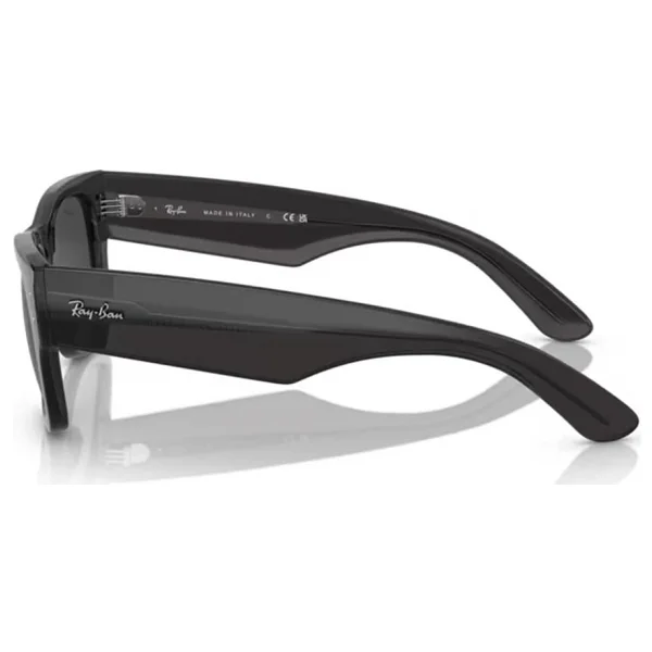 Ray-Ban Mega Wayfarer 0840s 1406b1 Transparent Black-Dark Grey Güneş Gözlüğü - Görsel 3