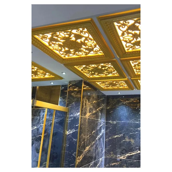 Diecor LED Döşenebilir Saray Tavan Avize Göbeği - Görsel 4