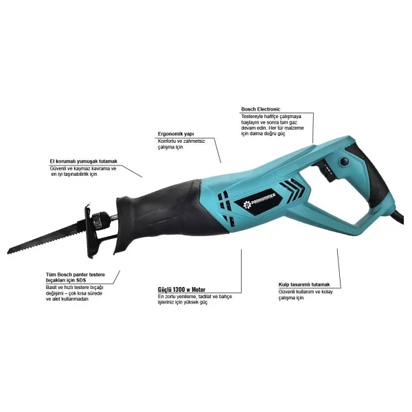 Prohummer Ph-100 Elektrikli Tilki Kuyruğu Testere - Görsel 2