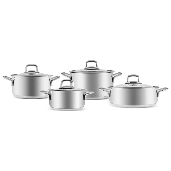 Karaca Pekin Powersteel 316+ 8 Parça İndüksiyon Tabanlı Çelik Tencere Seti - Görsel 8