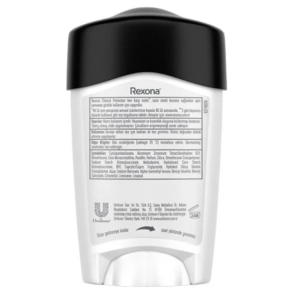 Rexona Men Clinical Protection Clean Scent 45 Ml Erkek Stick Deodorant - Görsel 7
