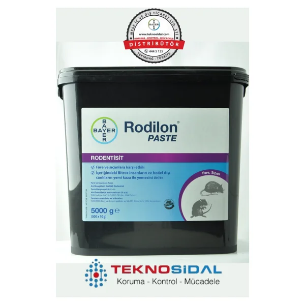 Bayer Rodilon Paste Fare Zehiri 5 Kg - Görsel 3
